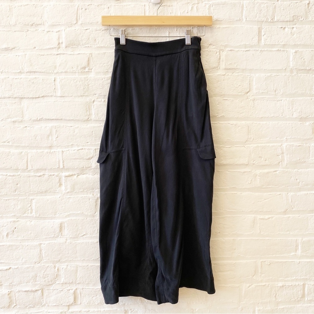 Lululemon || Metropolis Maven High Rise Crop Wide Leg Black 2 - Picture 1 of 9